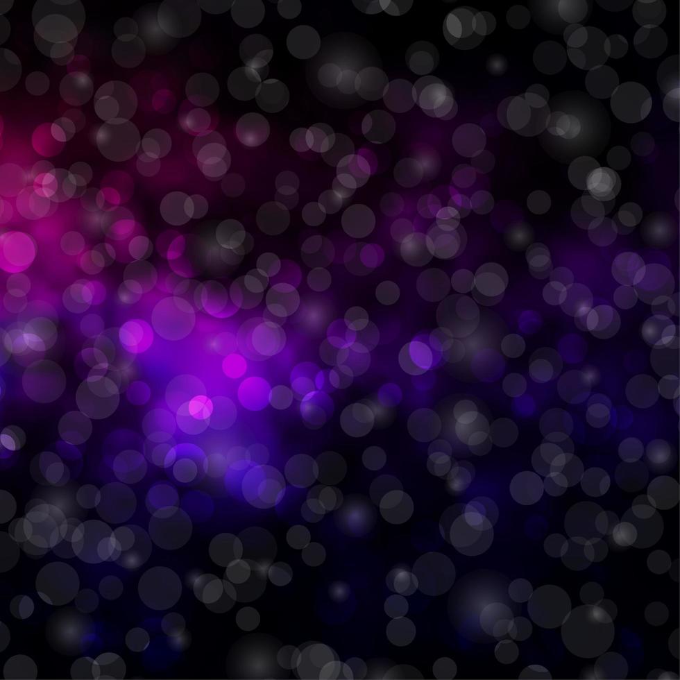 Dark Purple, Pink vector background with circles.