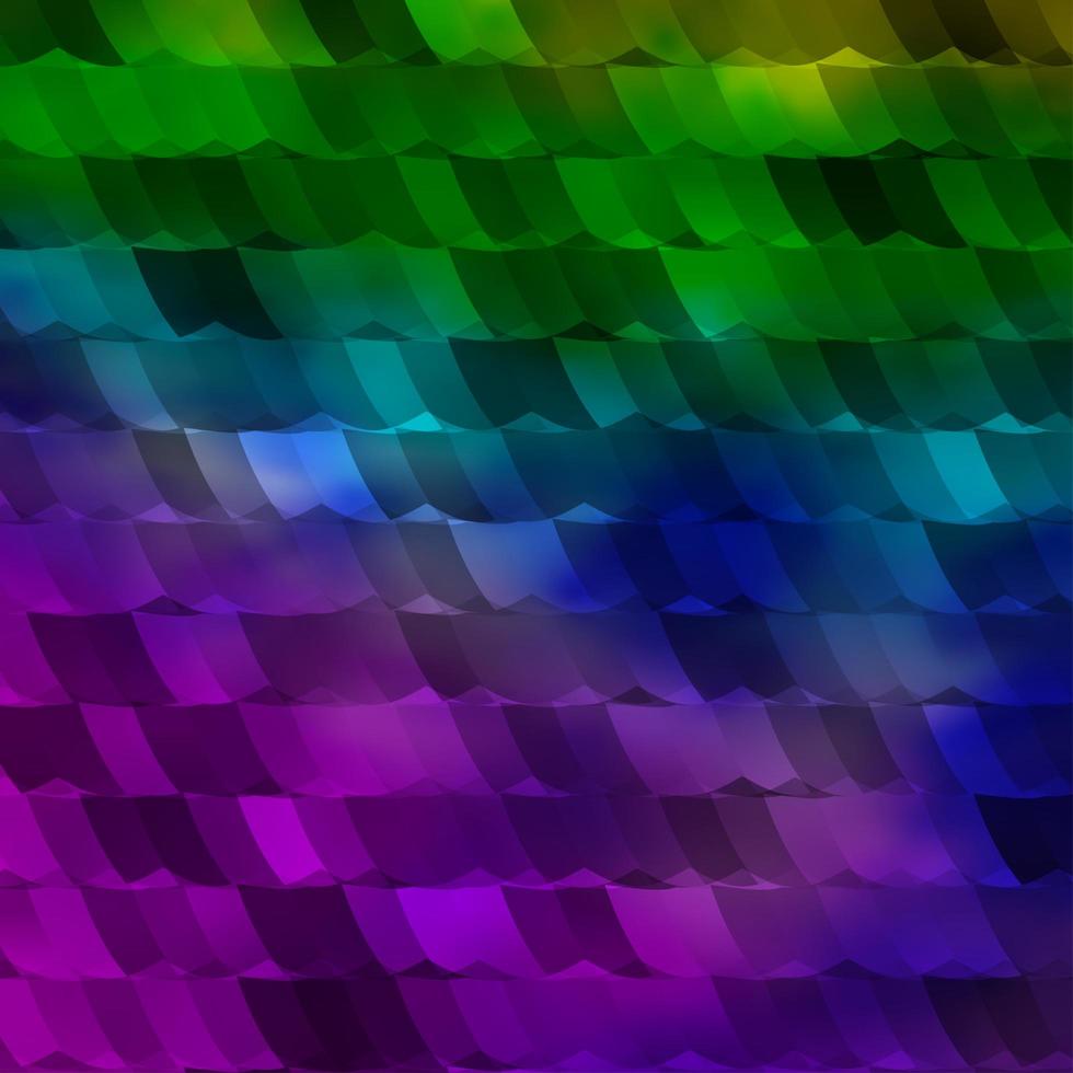 Light Multicolor vector template in hexagonal style.