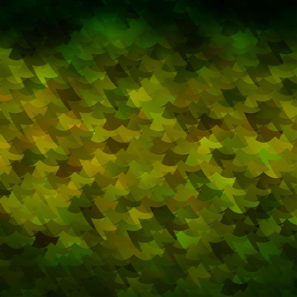 Light Green, Yellow vector background with rectangles.