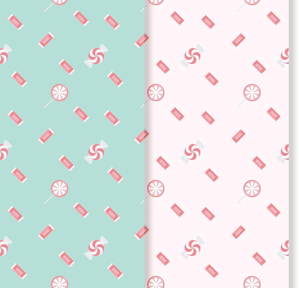 seamless pattern with red candies vector