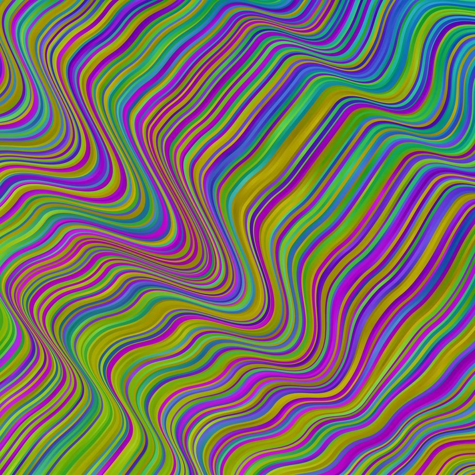 Light Multicolor vector pattern with curved lines.