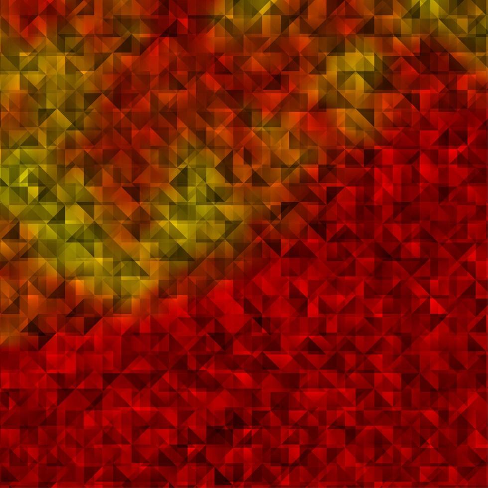 Light Red, Yellow vector background with triangles.