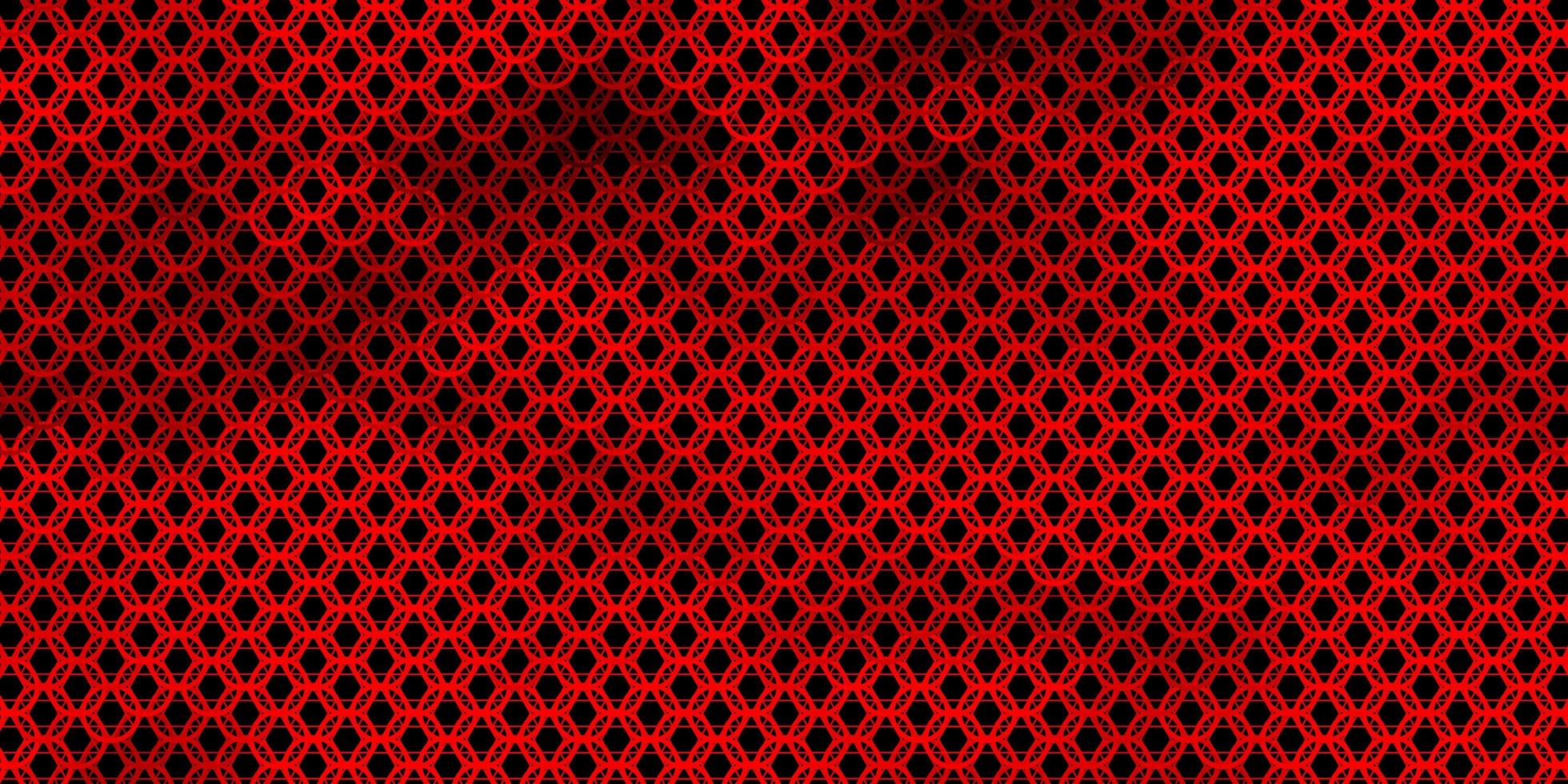 Dark Red vector background with occult symbols.