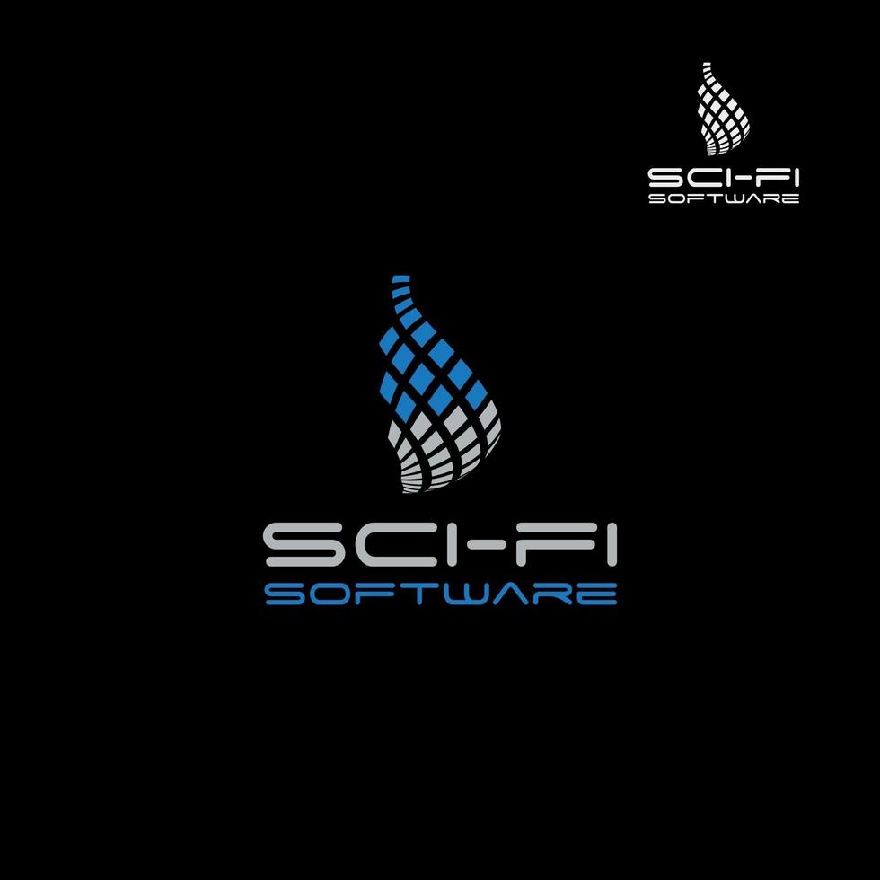 technology logo template vector