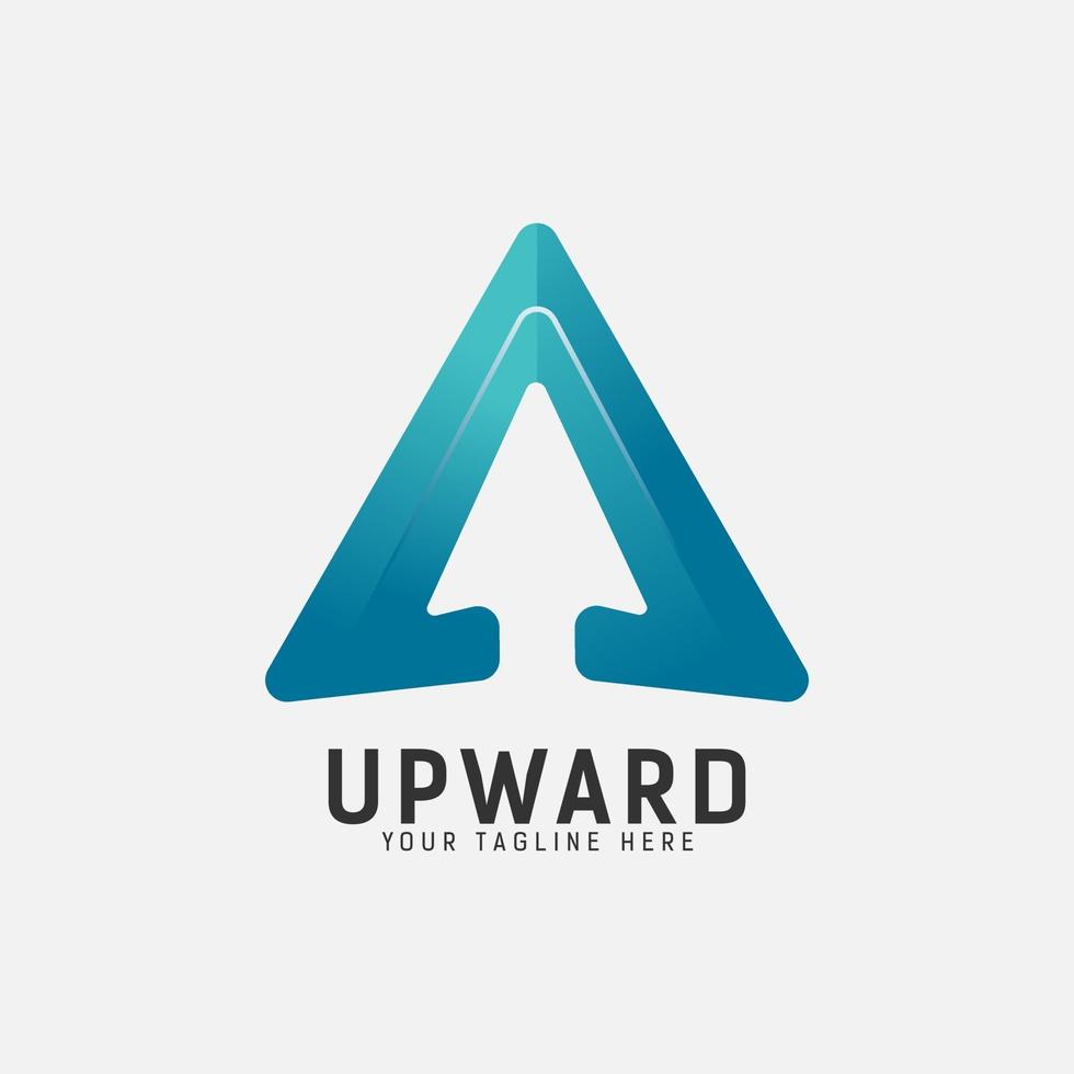 Start Up Logo With Triangle and Pointer vector