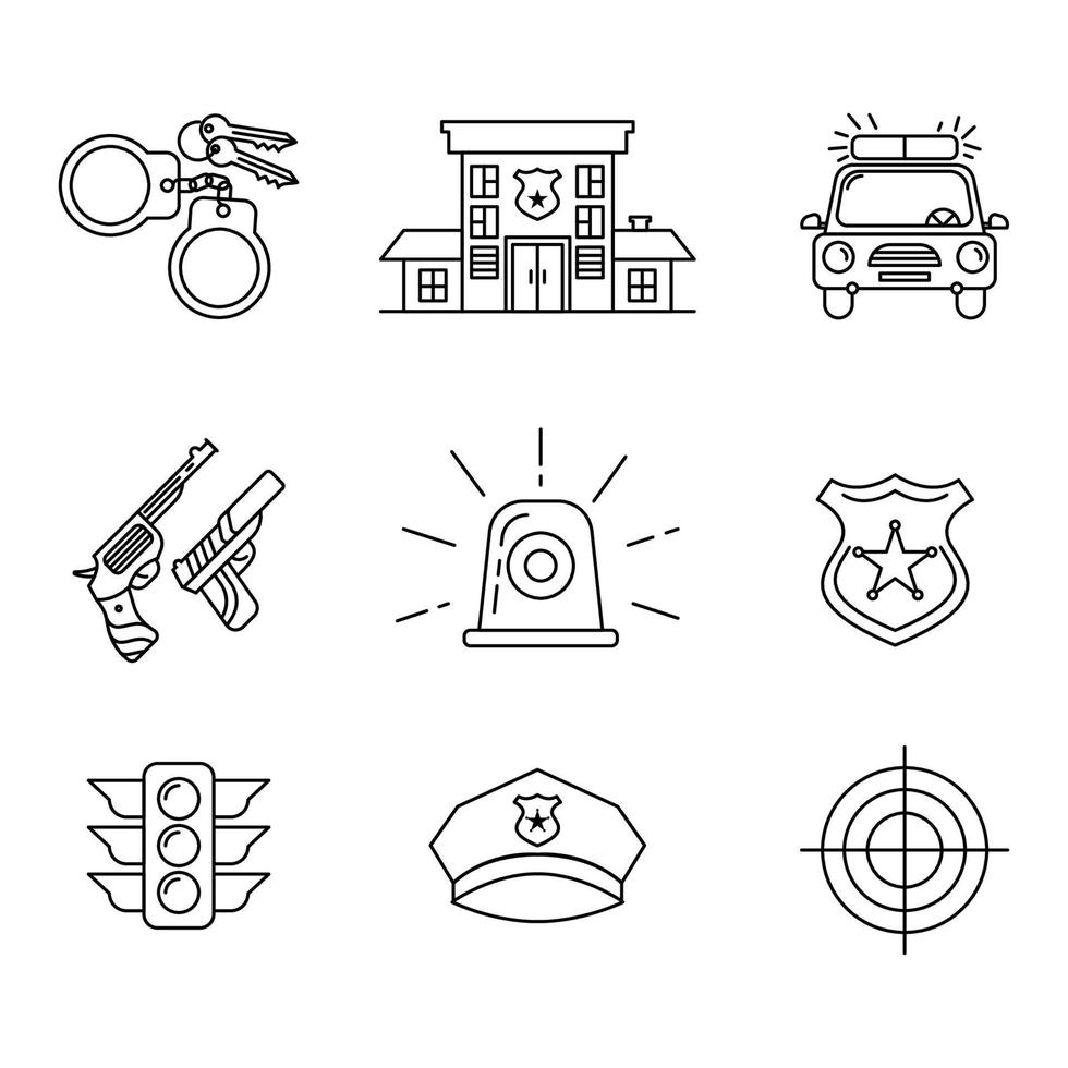 police element Vector icon design illustration