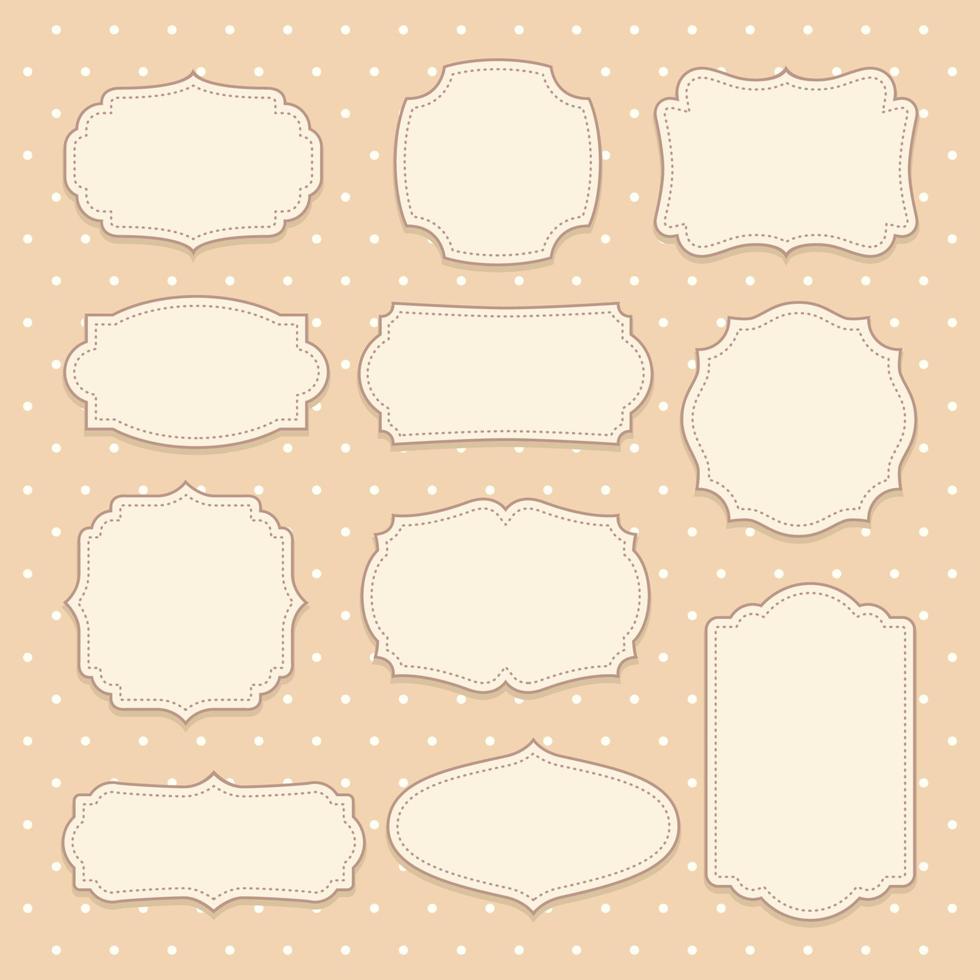 Vintage Frame Collection vector