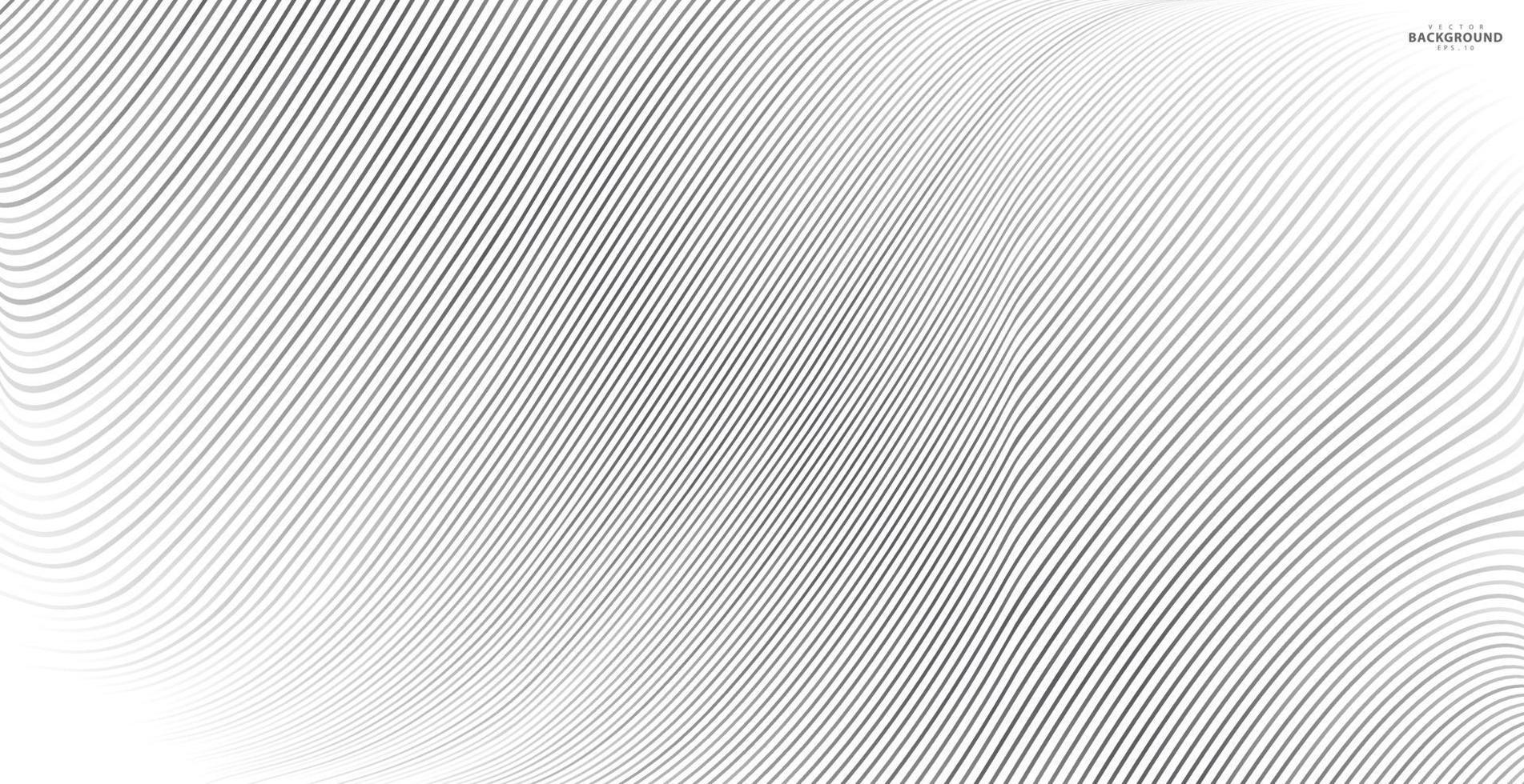 Fondo rayado diagonal deformado abstracto. inclinado curvo retorcido vector
