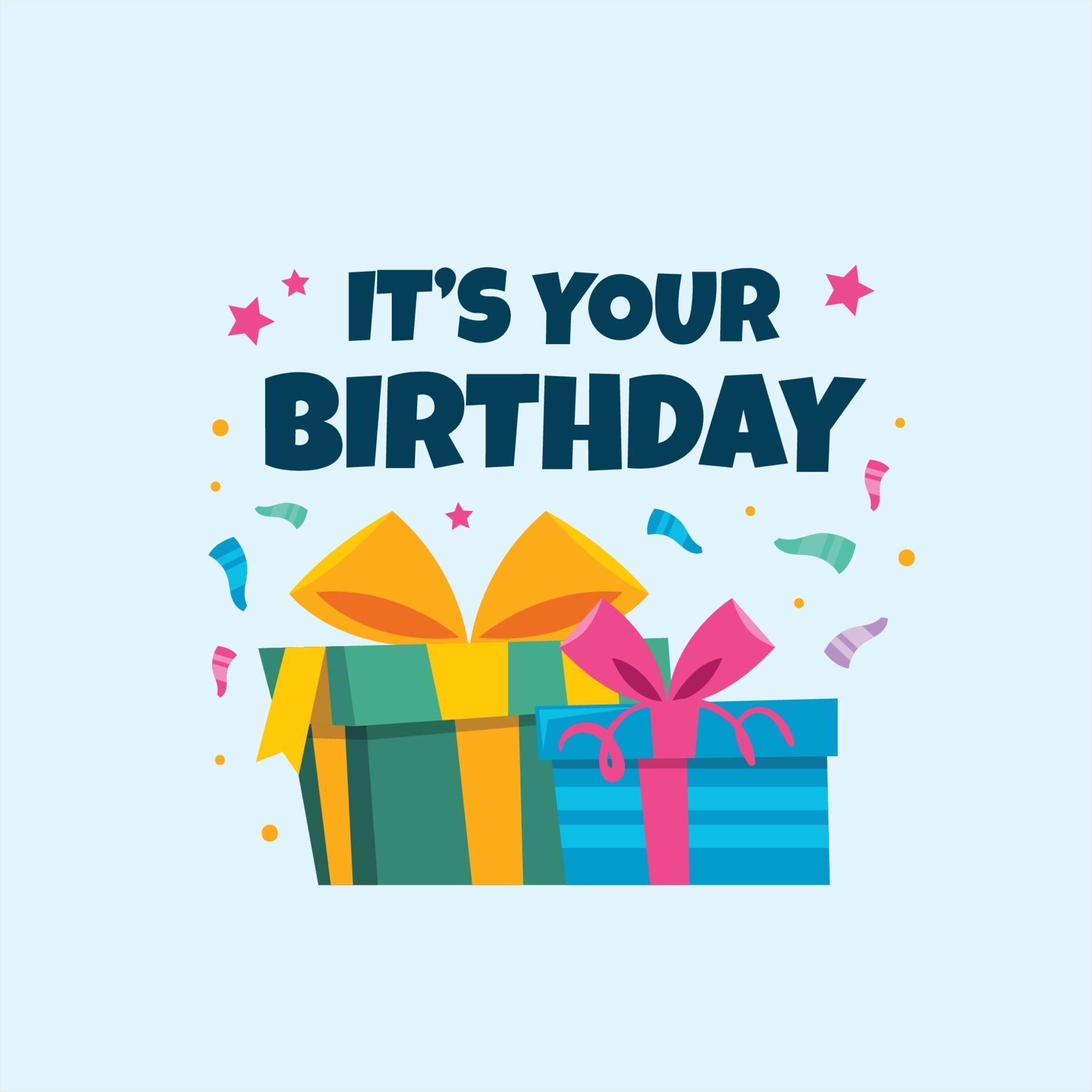 happy birthday sticker label vector illustration 3093844 vector art at