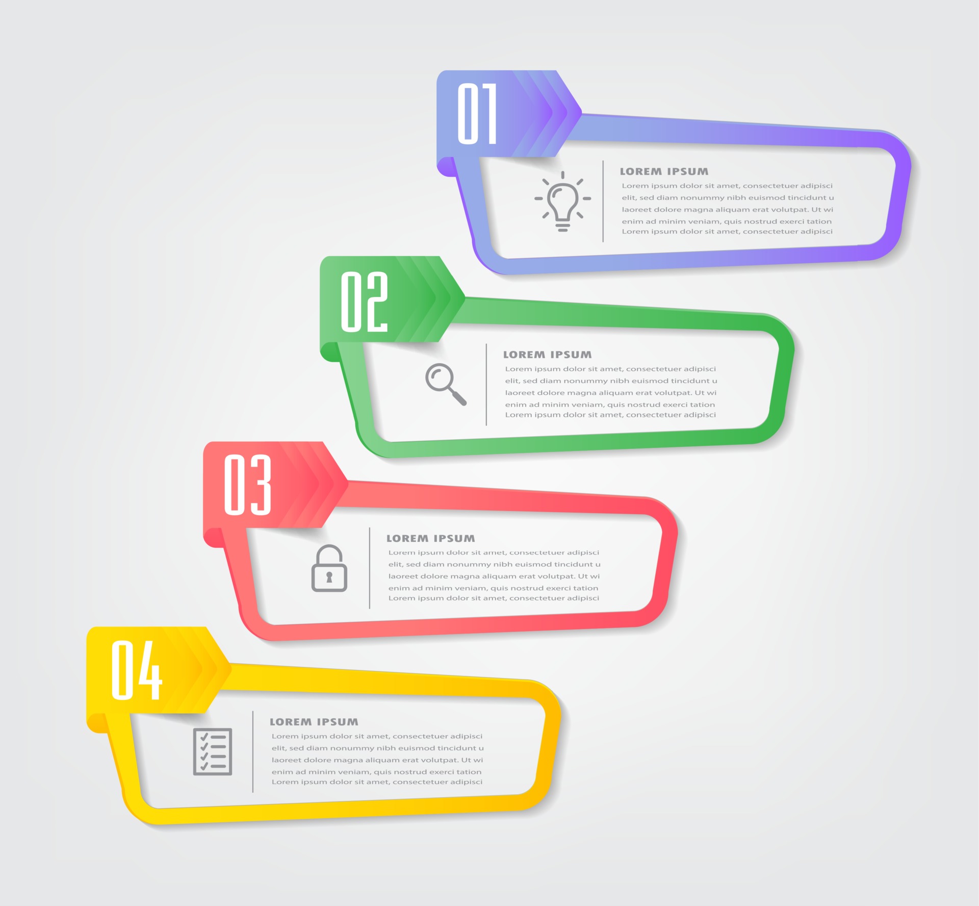 modern text box template, infographics banner 3094019 Vector Art at