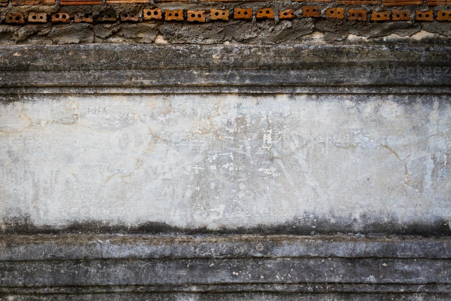 Fondo de pared de la calle grunge, textura con horizontal foto