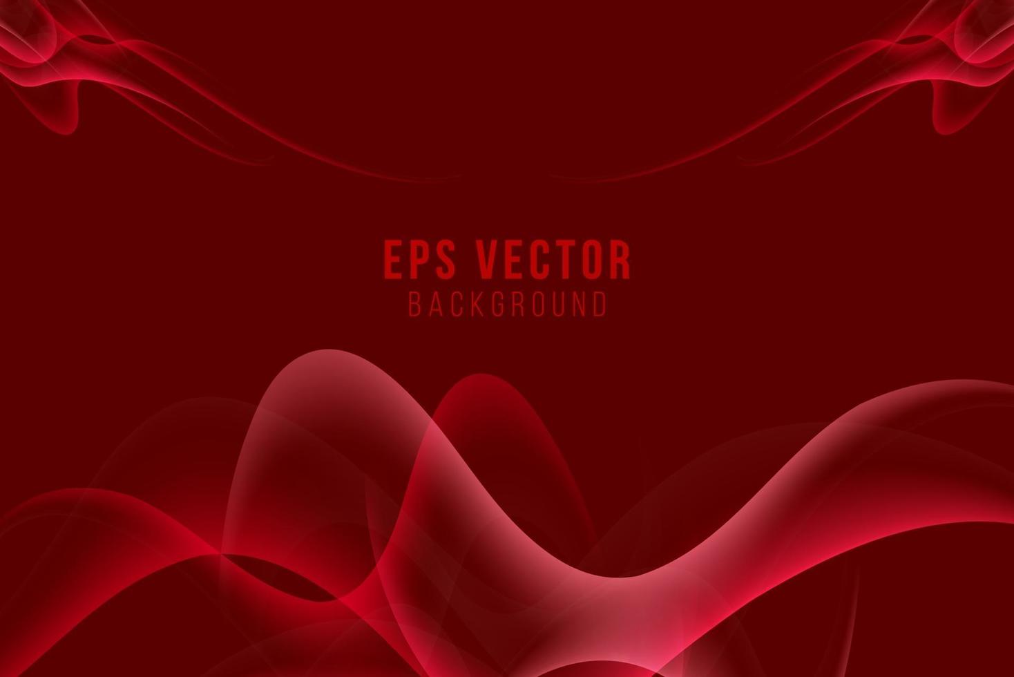 Red vector background abstract design for template banner