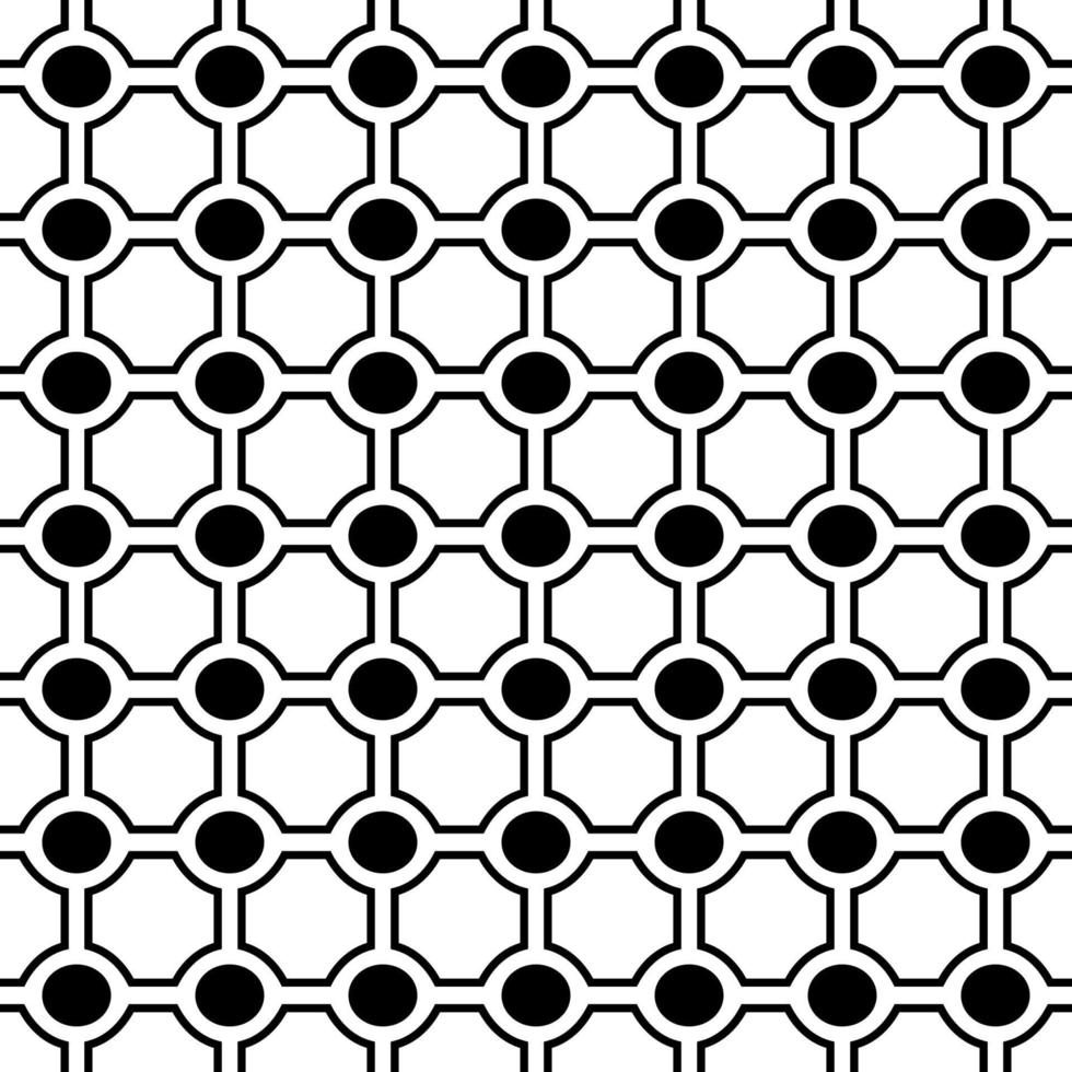 seamless check pattern in squire black and white  vector pattern