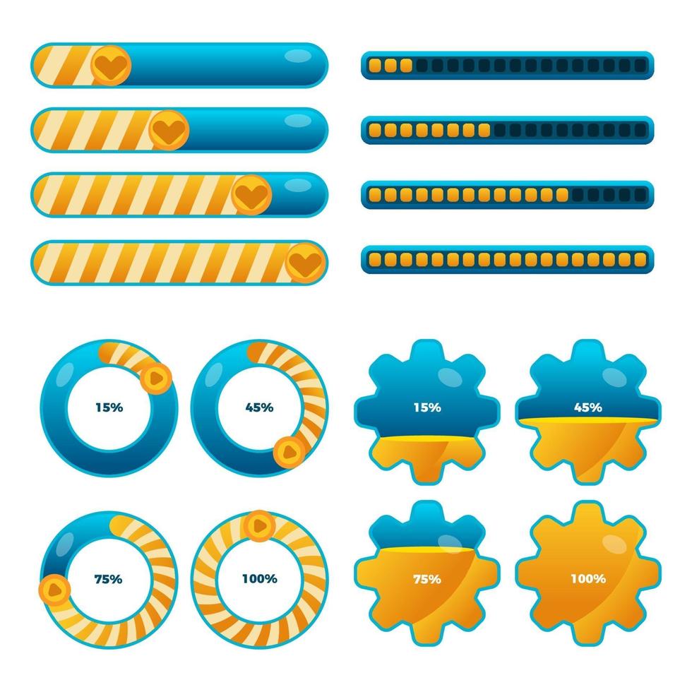 Infographic Showing Progress of an Ongoing Activity vector