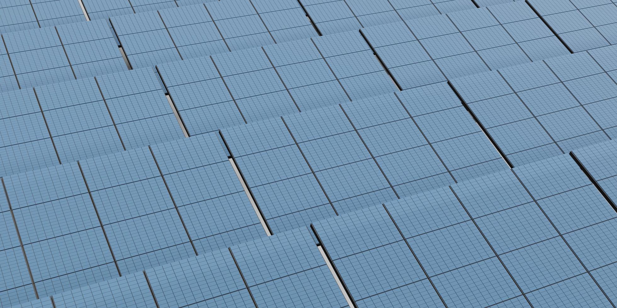 Solar panel electrical mockup photo