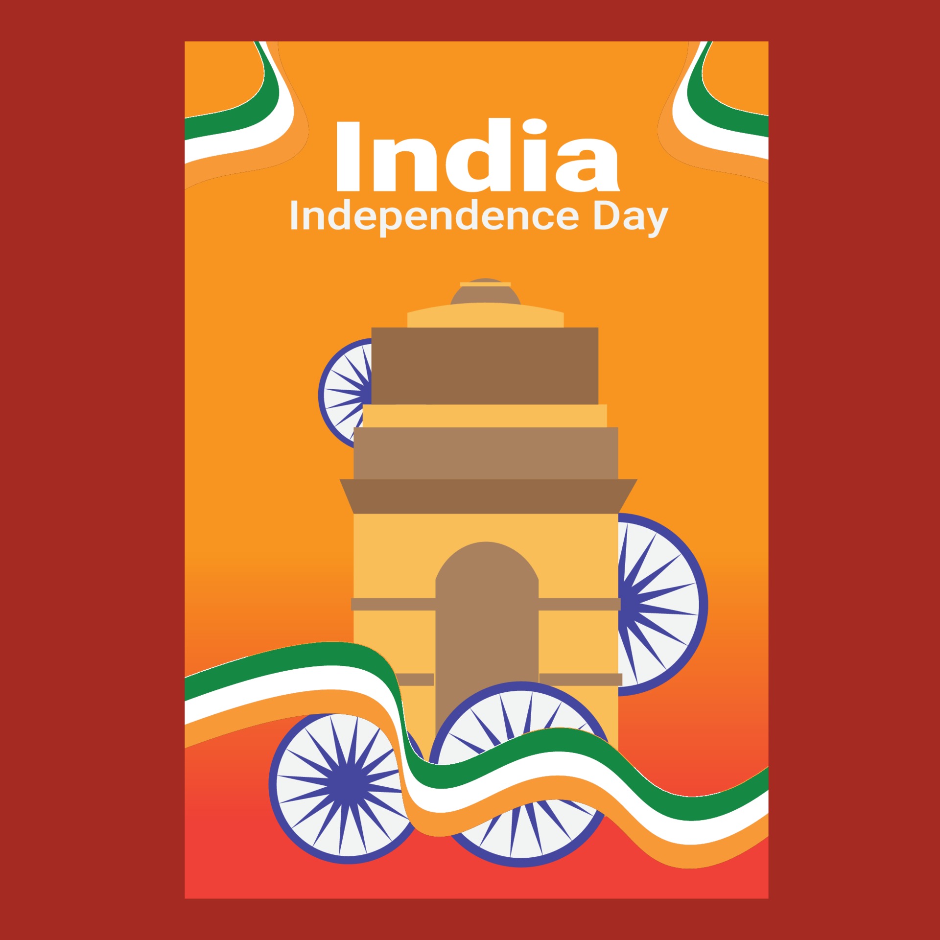 2021 india independence day 3095626 Vector Art at Vecteezy