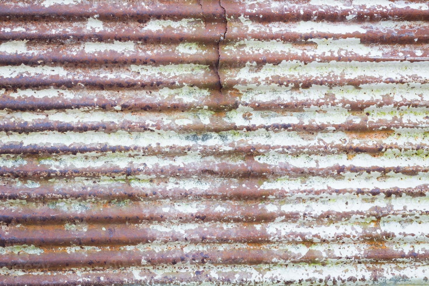 Close up of  rusty and old galvanize iron photo