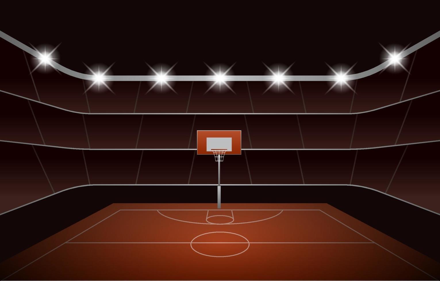 Basket Ball Stadium Background vector