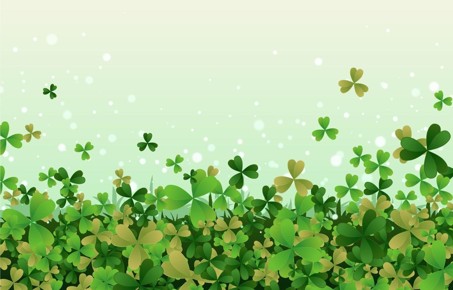 Clover Scenery Background vector