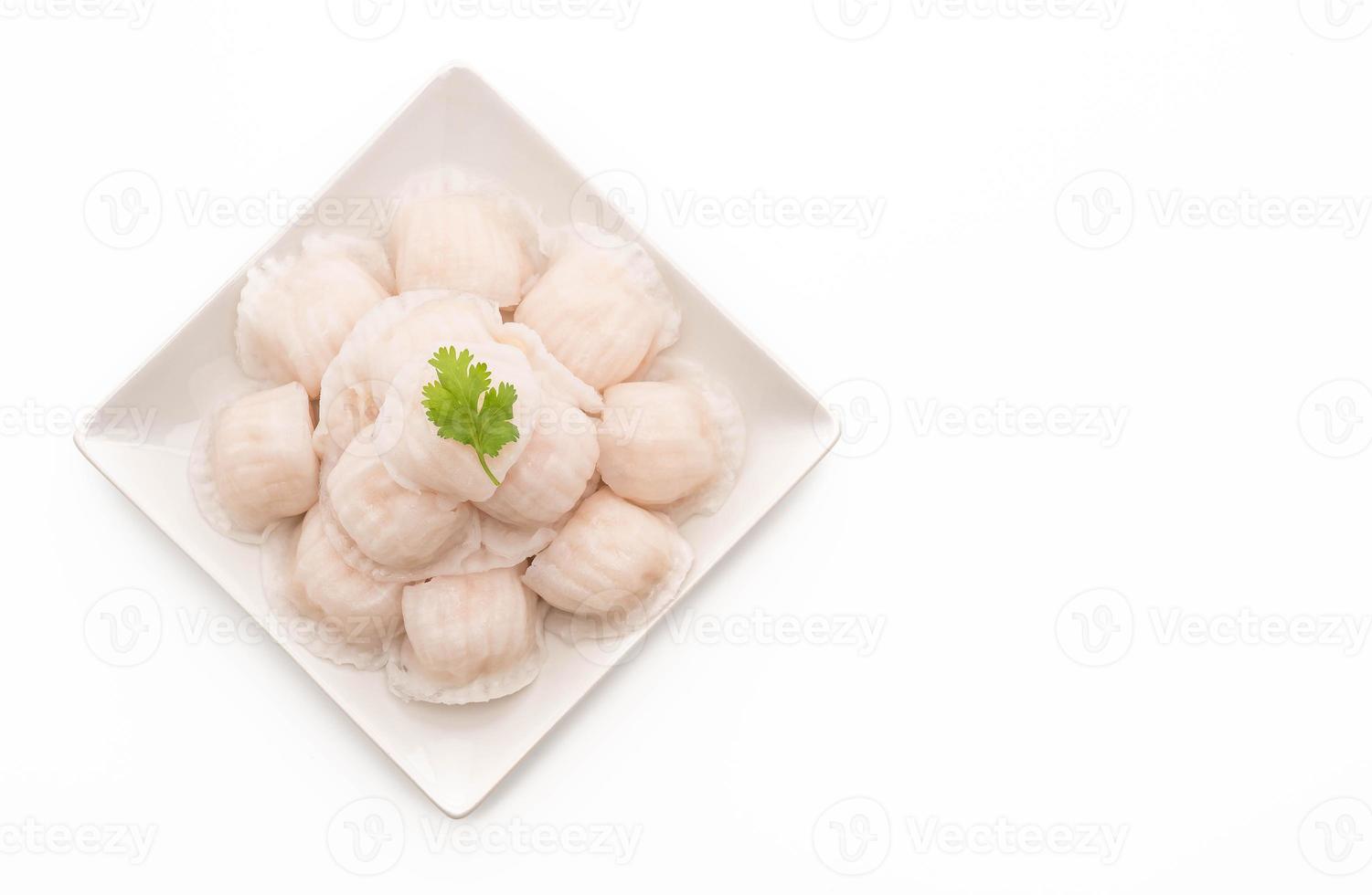 albóndigas de camarones al vapor dim sum foto