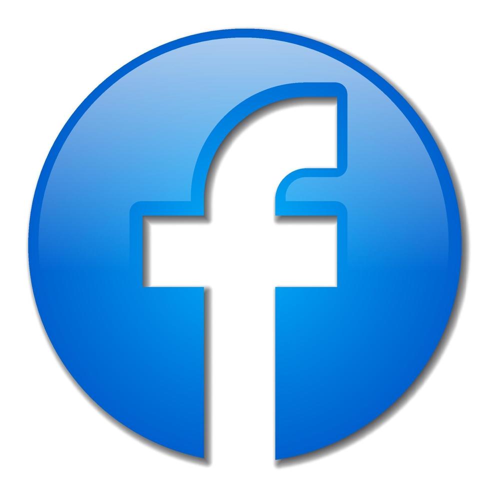 facebook icon app vector