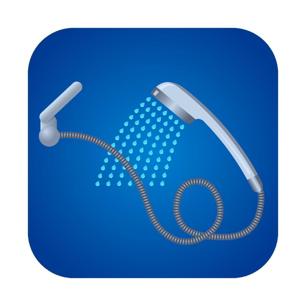 shower icon illustration vector
