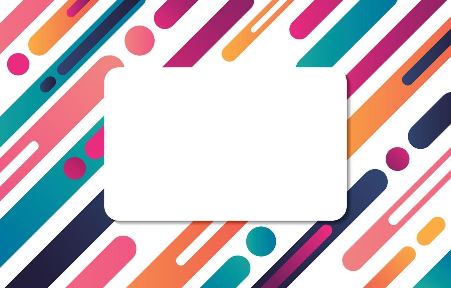 Rounded Colorfull Abstract Background vector