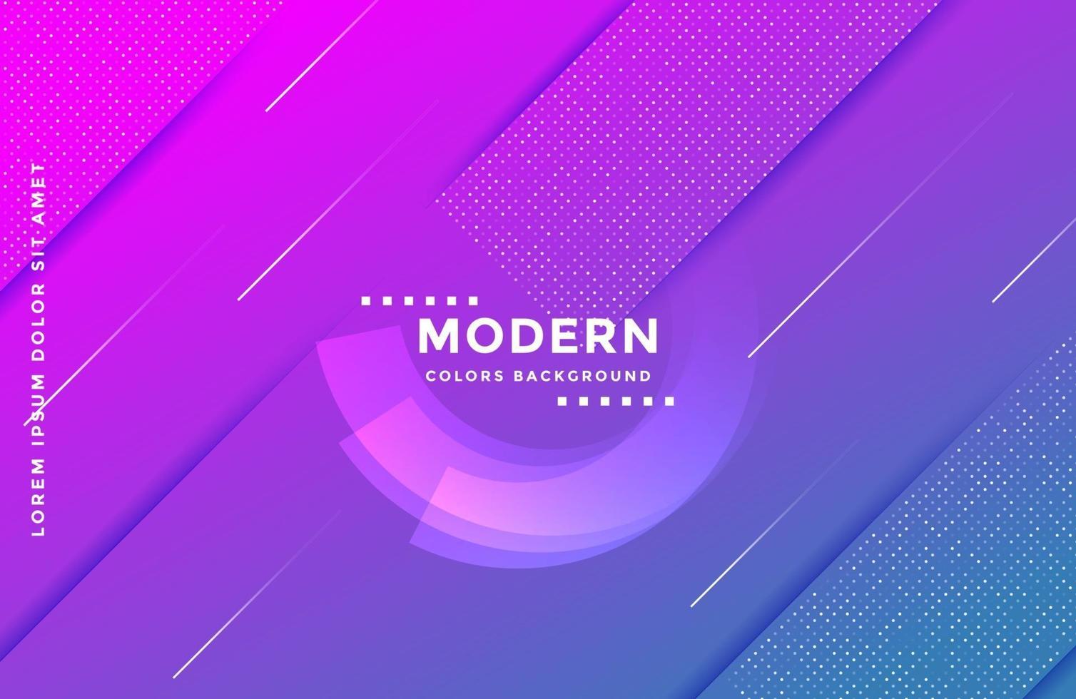 Abstract liquid background with vibrant gradient color. vector