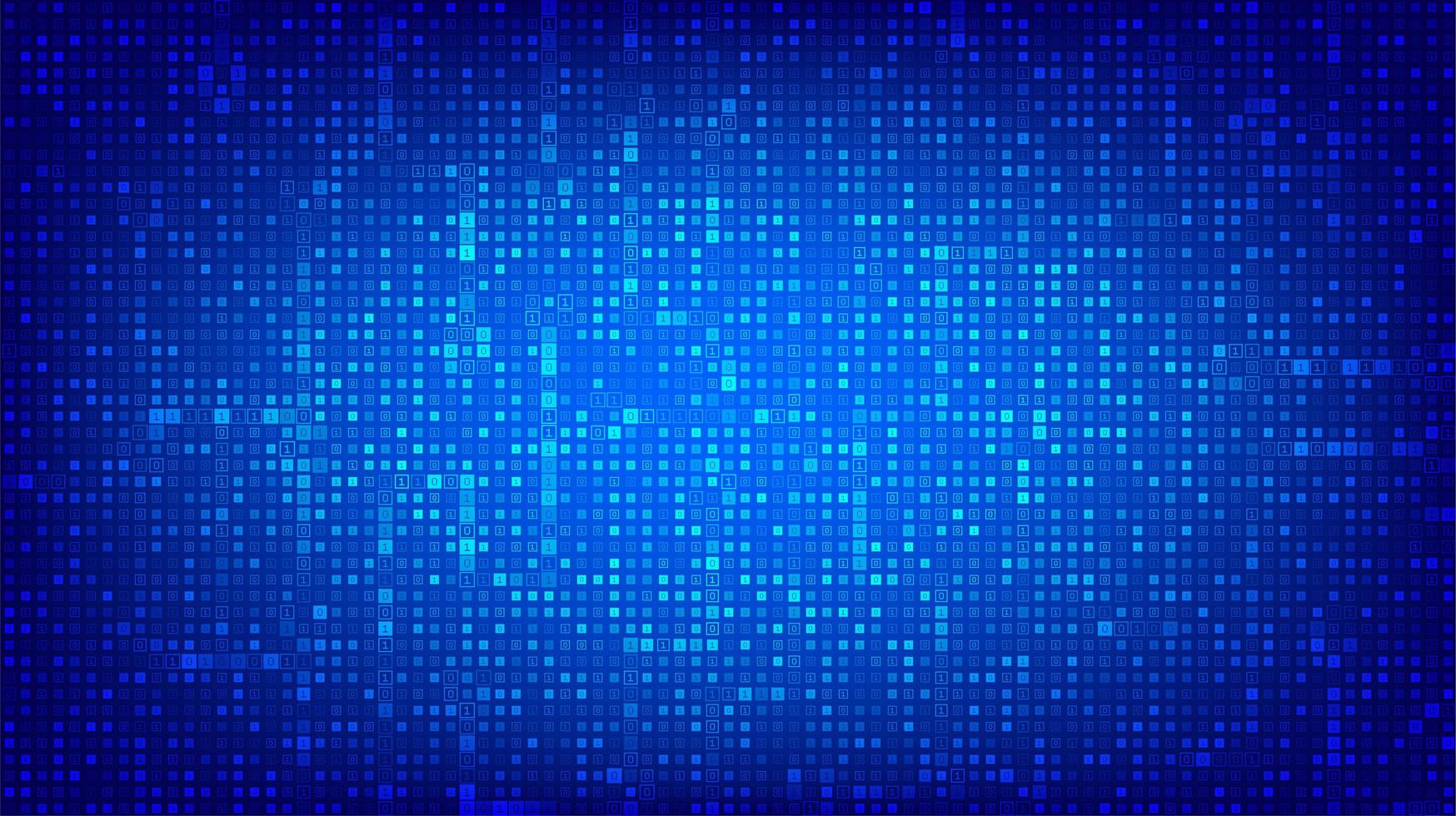 Binary code background. vector