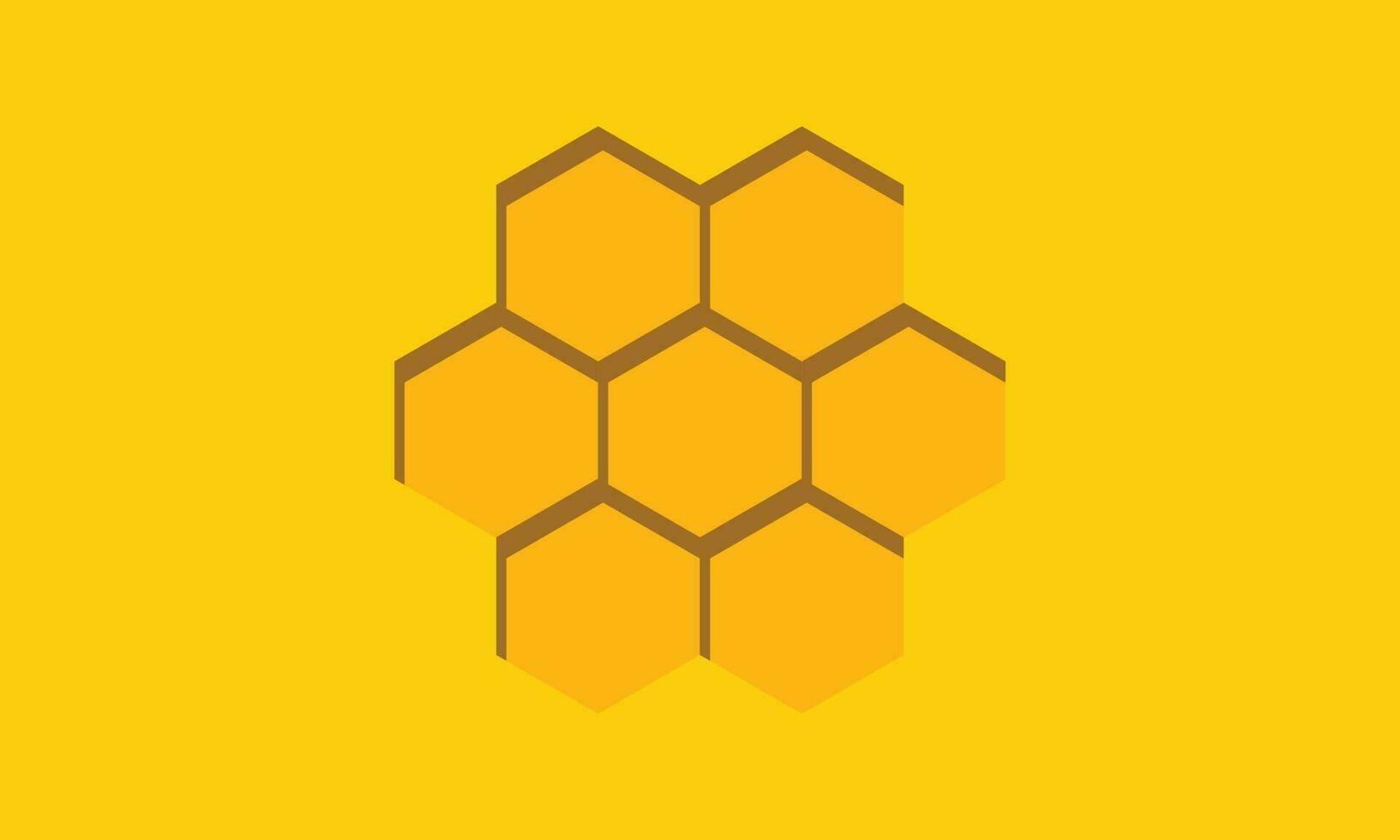 Honeycomb Background. Vector Illustration.