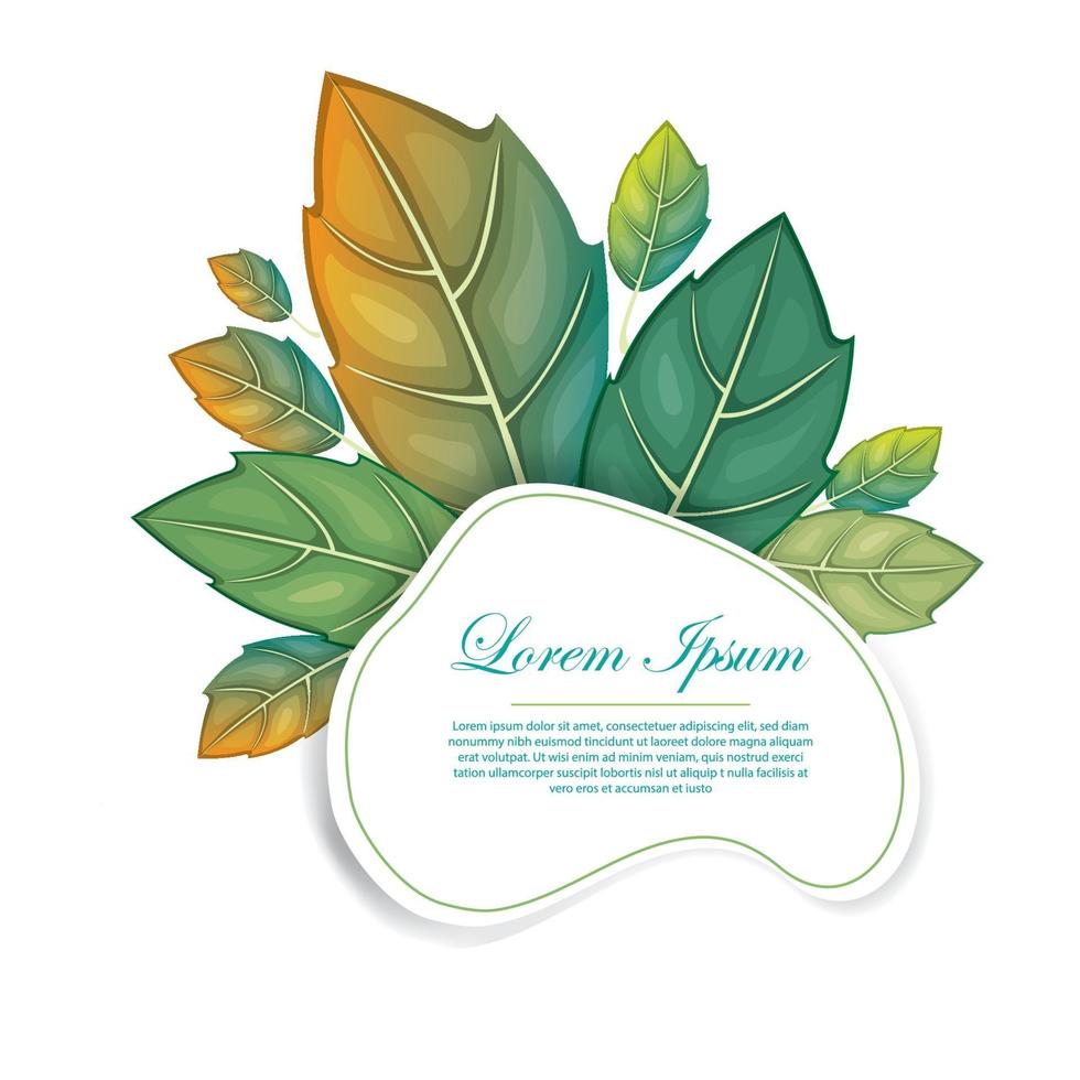 frame leaf for quote vector