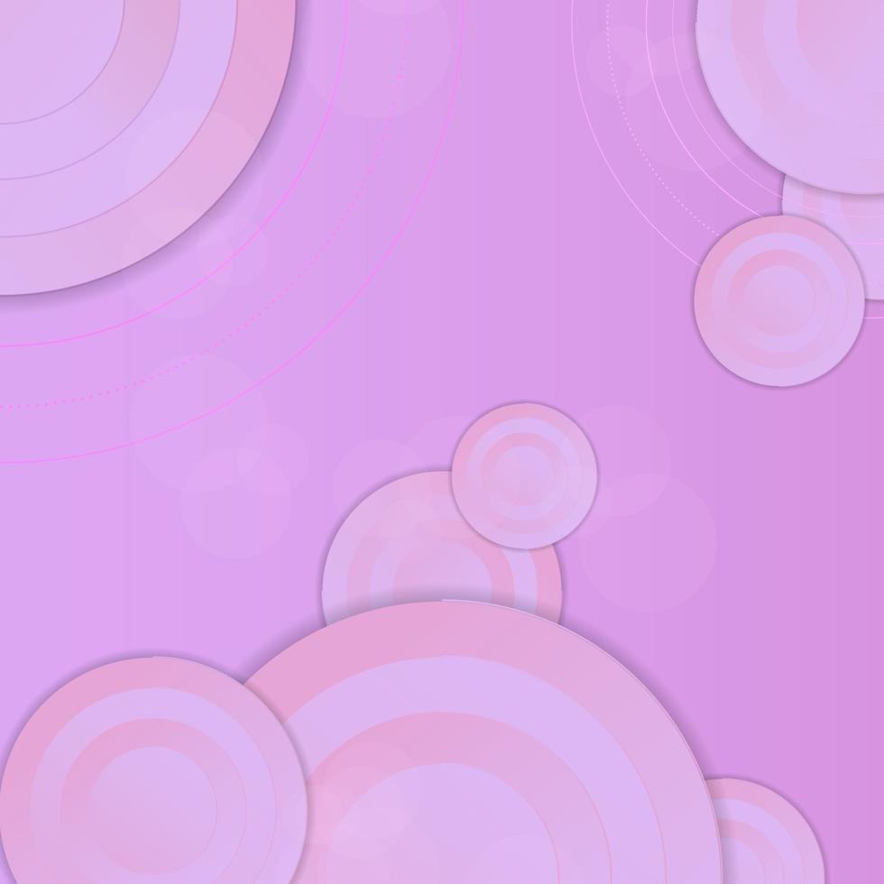 soft pink rounded bacground vector