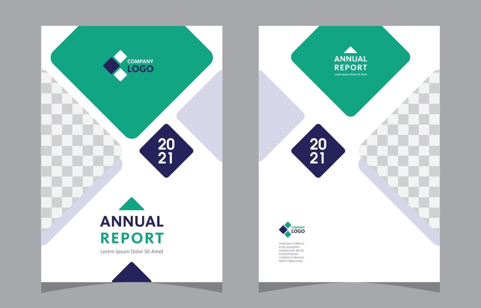 Annual Report Template vector