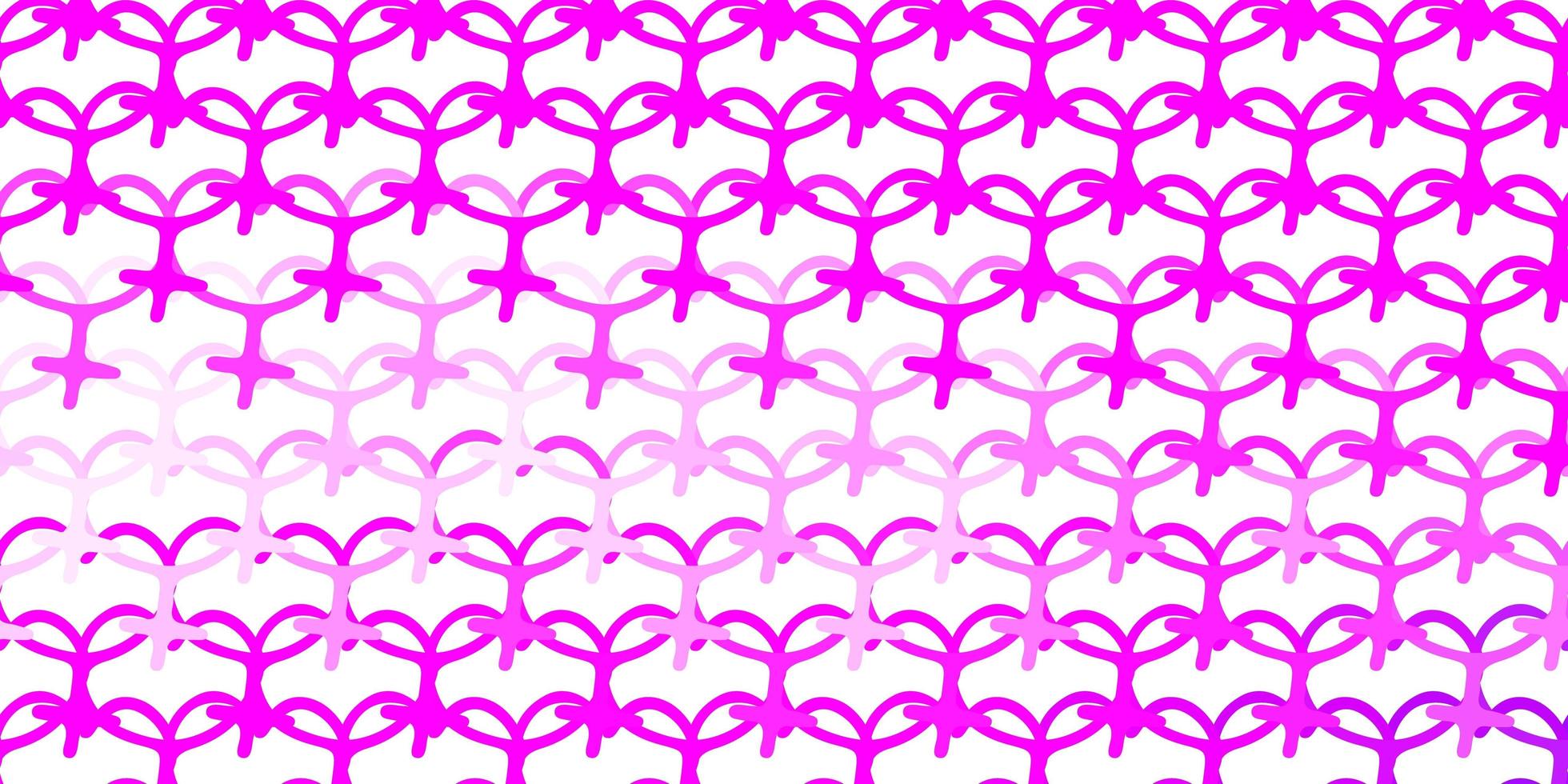 Light Purple, Pink vector pattern with feminism elements.