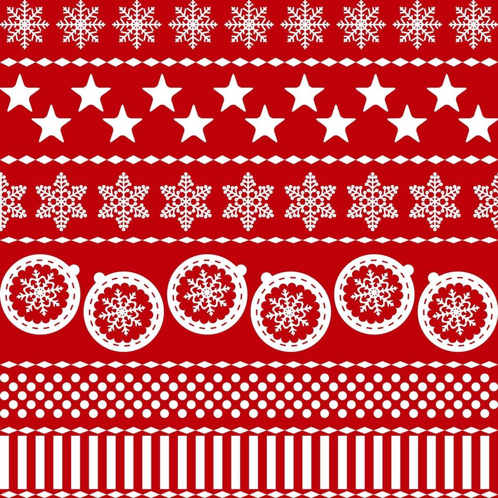 Winter Christmas New Year Seamless Pattern. Beautiful Texture wi vector