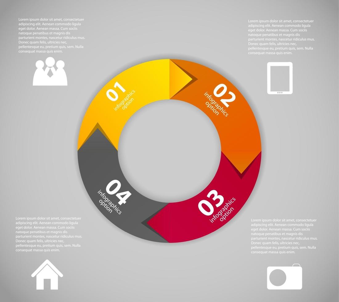 Infographic business template vector illustration