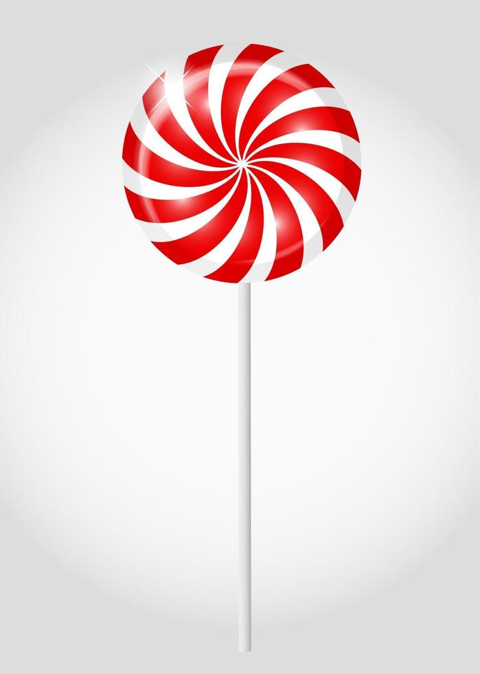 Striped candy vector illustration