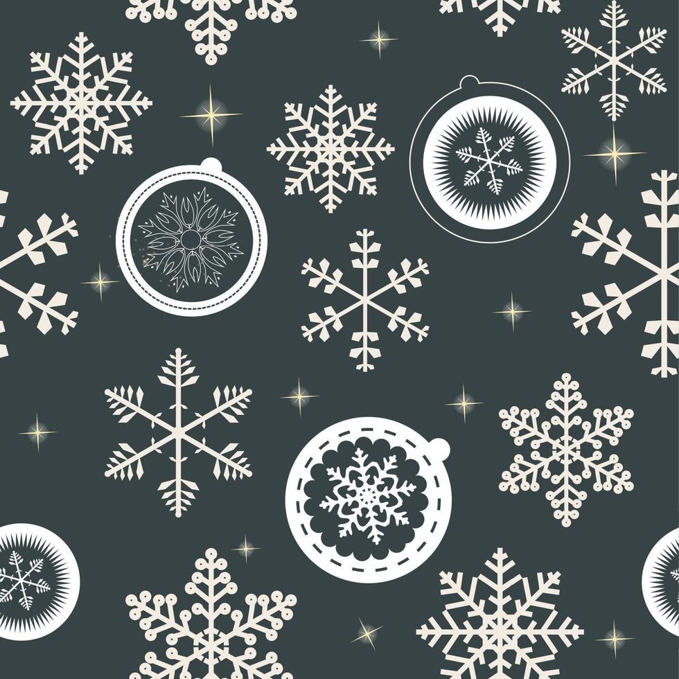 invierno navidad año nuevo de patrones sin fisuras. hermosa textura wi vector