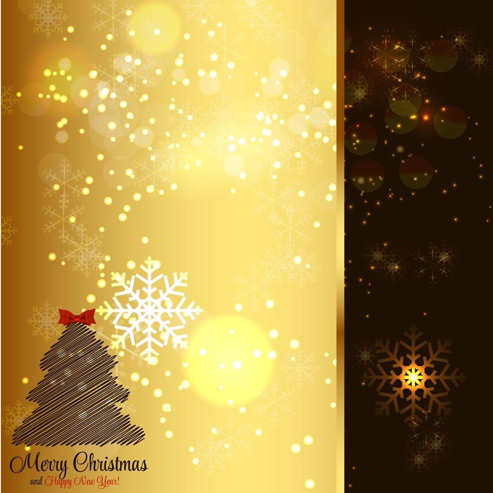 Abstract Beauty Christmas and New Year Background. Vector Illust