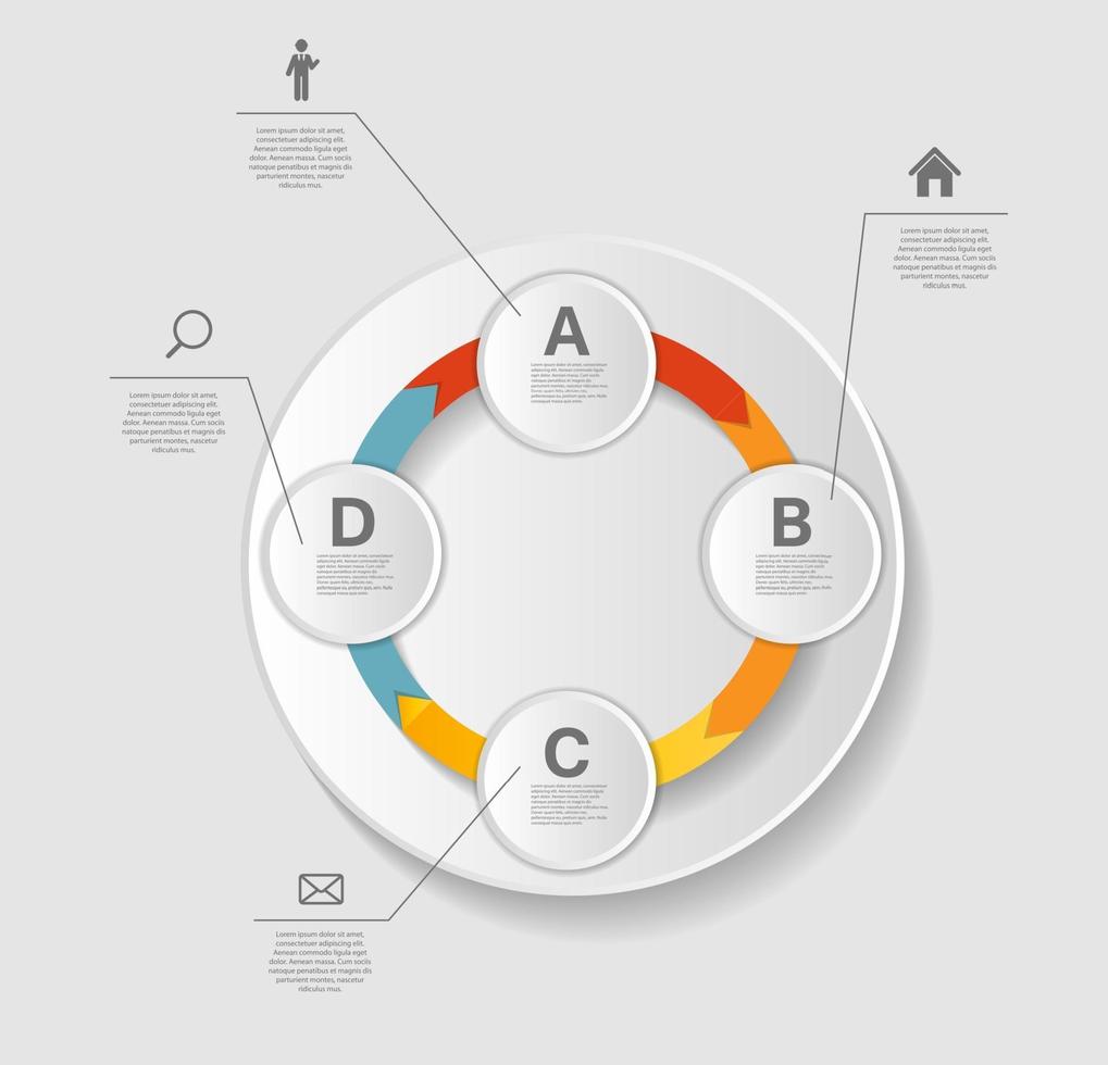 Infographic Templates for Business Vector Illustration.