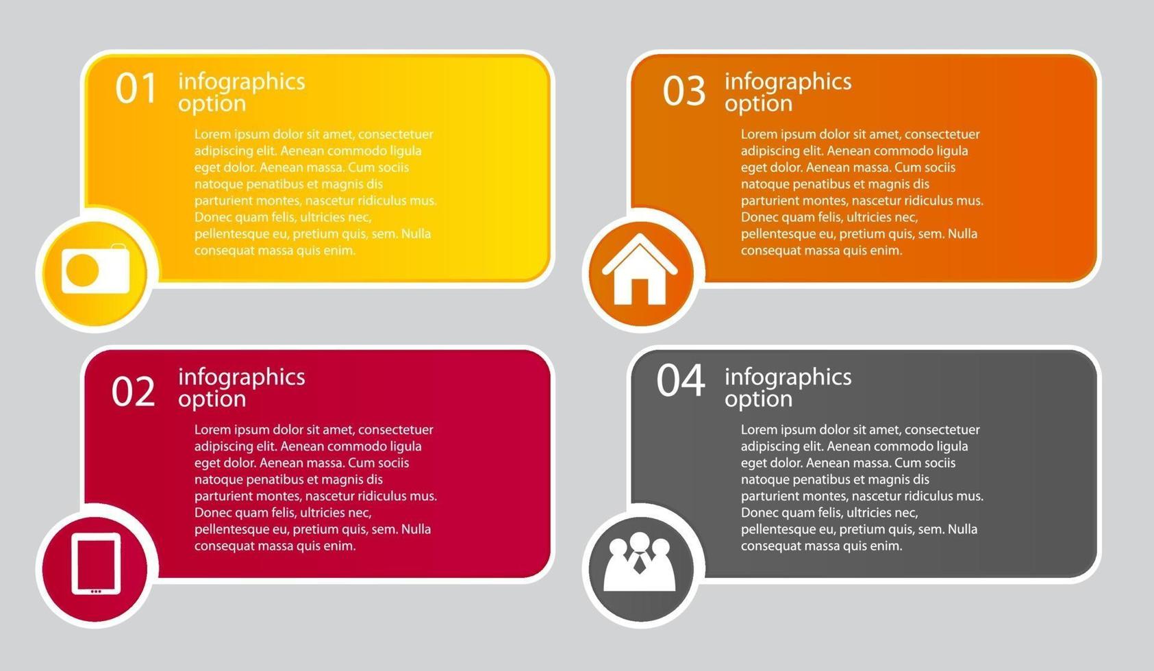 Ilustración de vector de plantilla de negocio de infografía