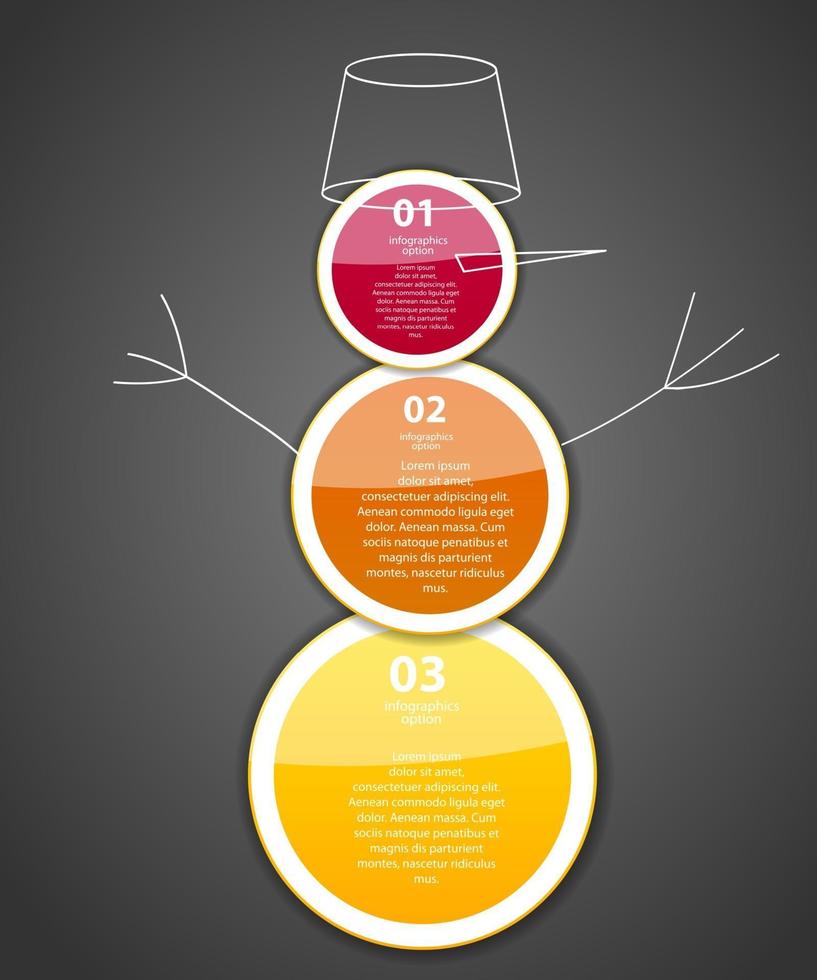 Ilustración de vector de plantilla de negocio de infografía