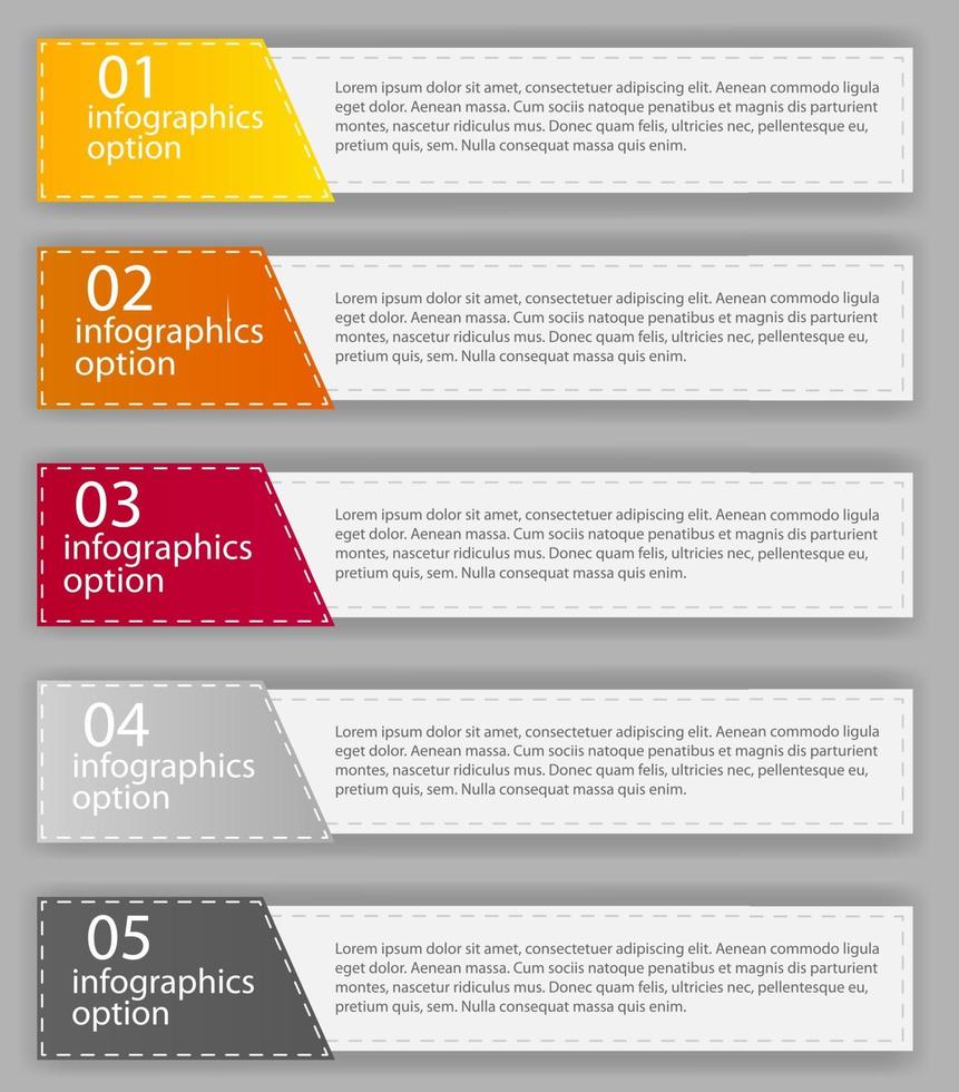 Ilustración de vector de plantilla de negocio de infografía