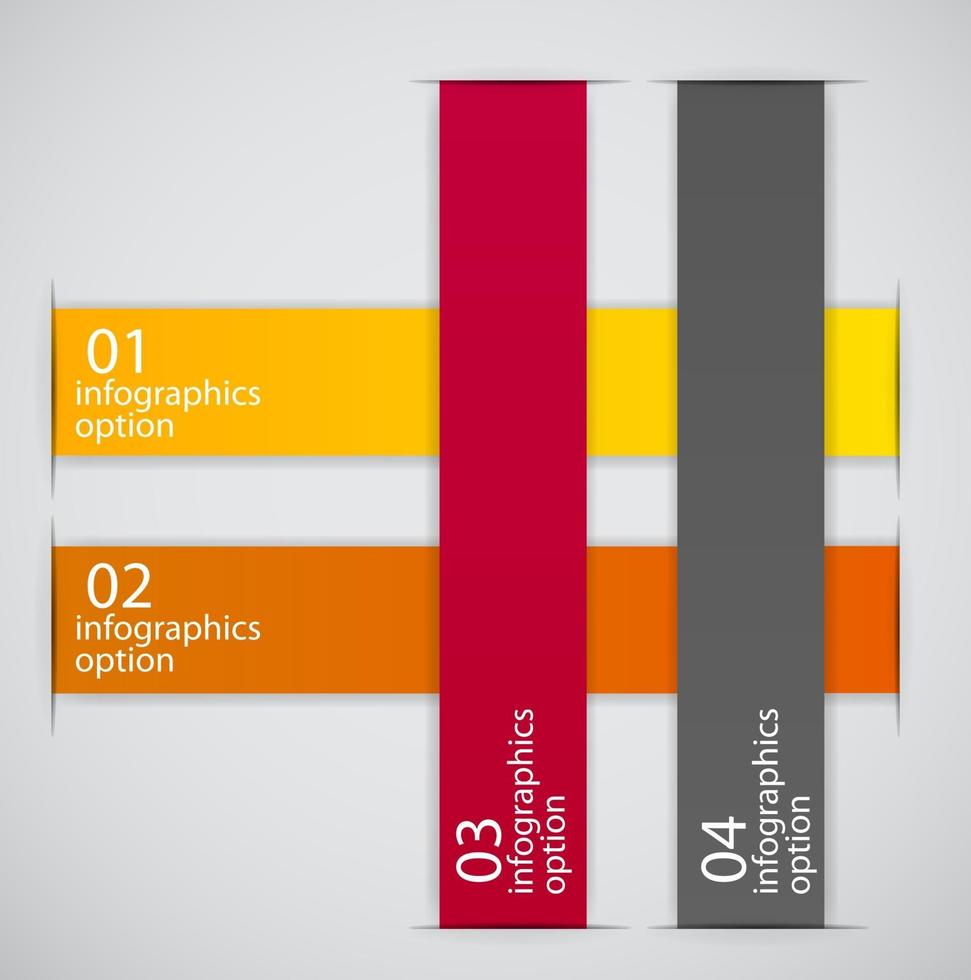 Ilustración de vector de plantilla de negocio de infografía