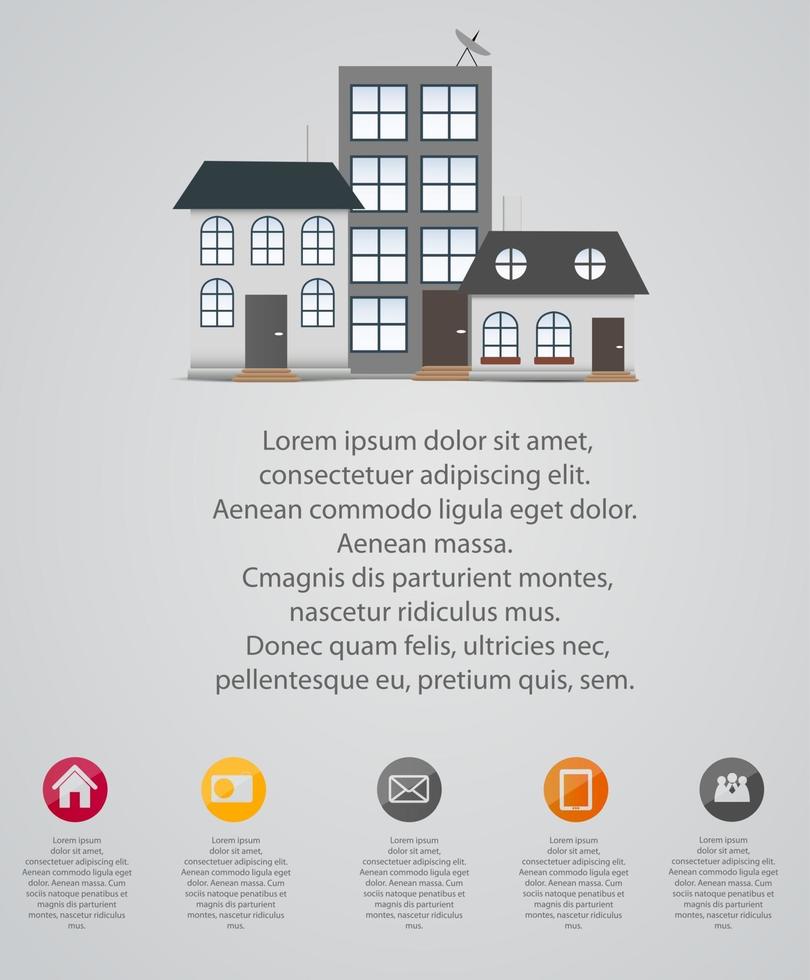Infographic business template vector illustration