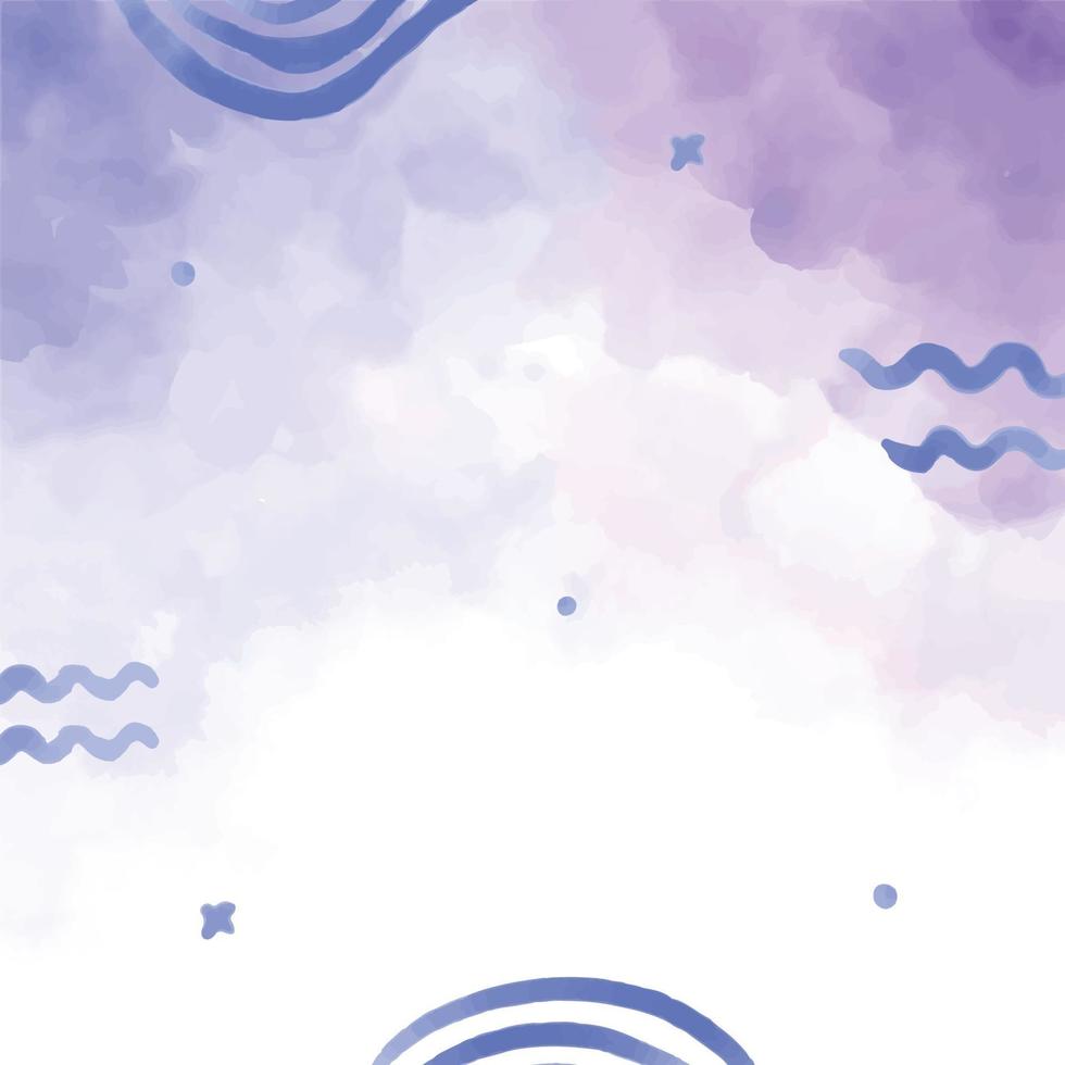 Abstract Purple Watercolor Background vector