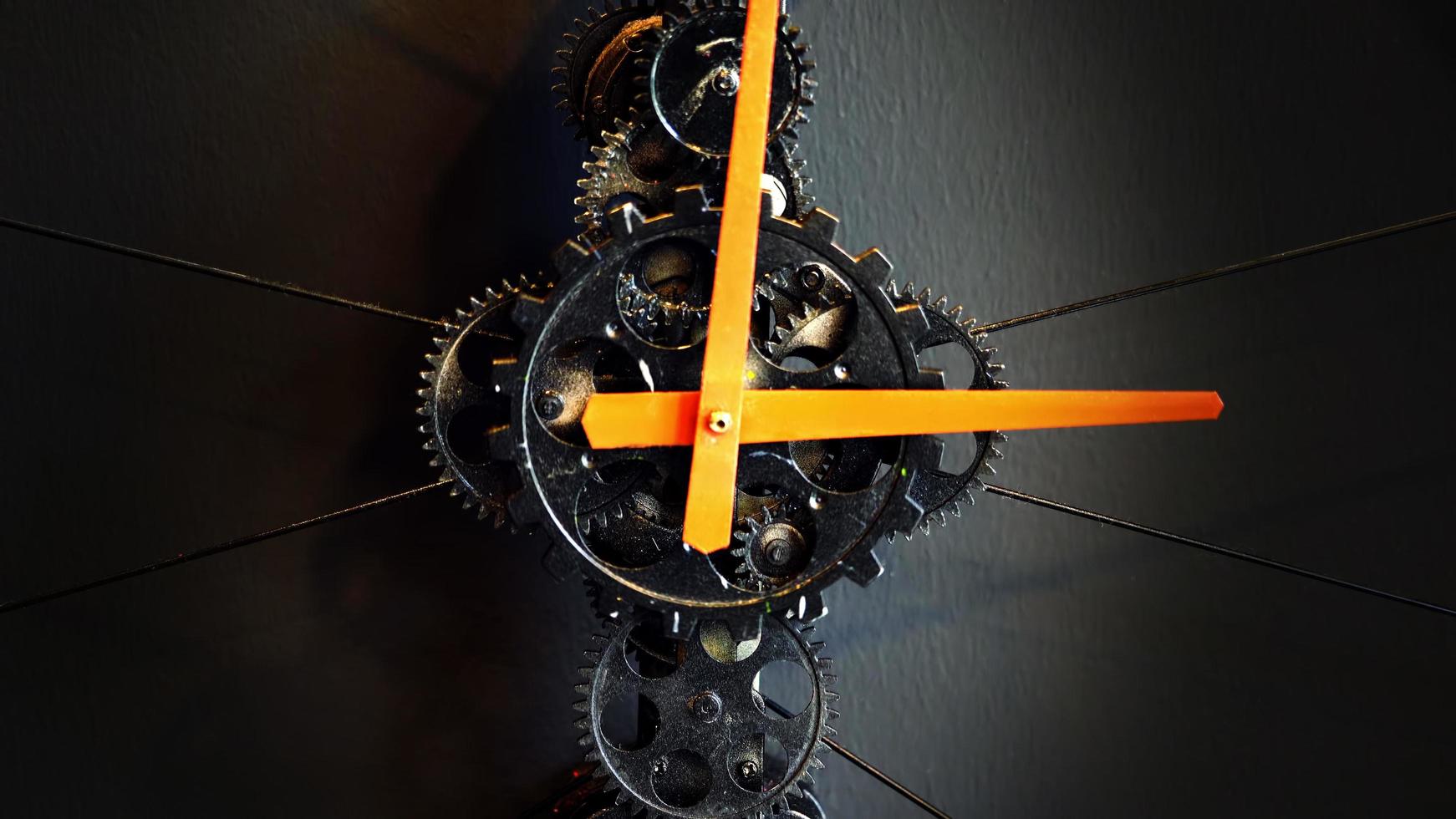 Retro Rusty Mechanic Clock Gears photo