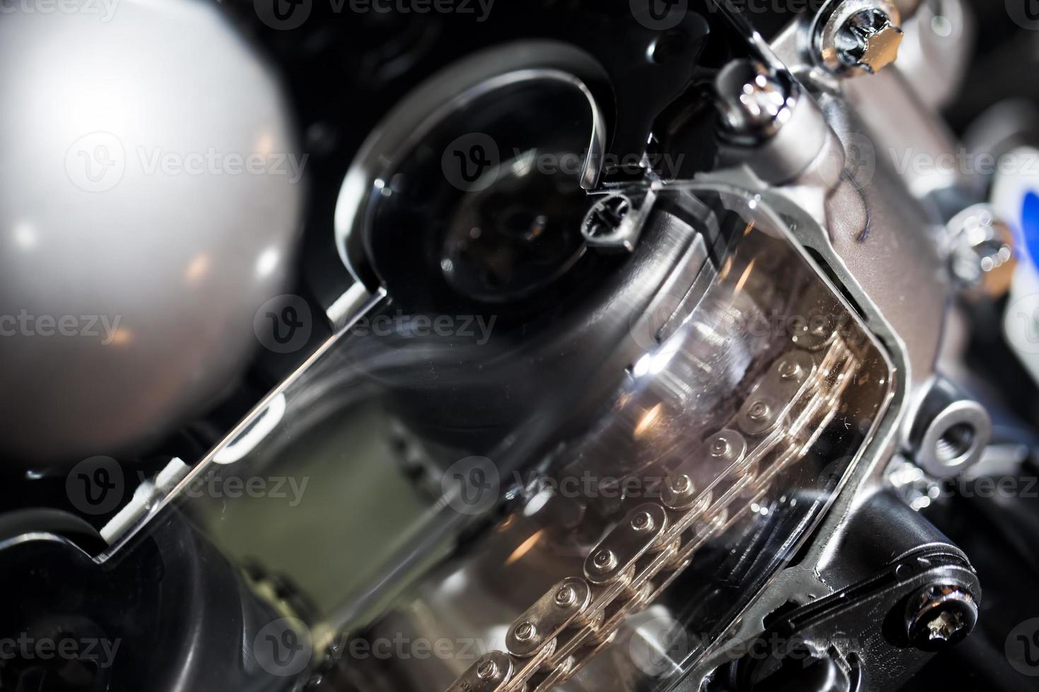 Modern Technology Cars Motor Engine Macro photo