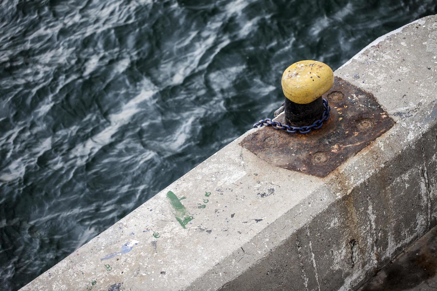 Transportation place Dock near the Sea photo