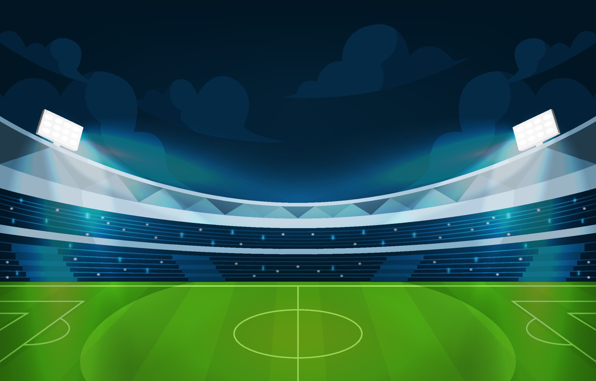A Panoramic View of Football Stadium Background 3100886 Vector Art at Vecteezy